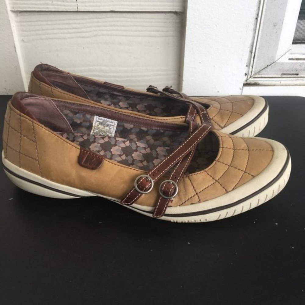 Merrell Zodiac Golden Taupe Casual Leather Shoes